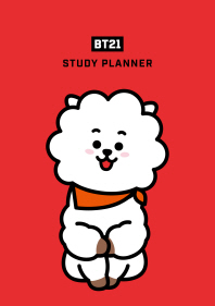 BT21 스터디 플래너 : RJ(알제이) 빨강